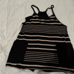 Free People Hot Shot mini dress Spring Stripe Black